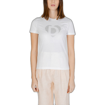 Vêtements Femme T-shirts motif manches courtes Desigual D COR 24SWTKAK Blanc