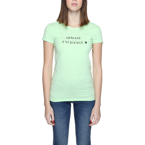 Vêtements Femme T-shirts manches courtes EAX 3DYT18 YJETZ Vert