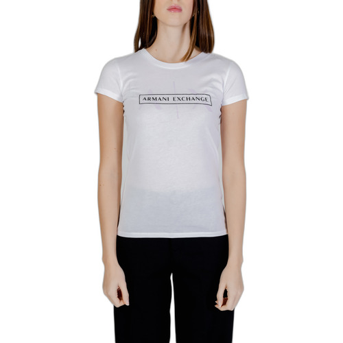 Vêtements Femme T-shirts manches courtes EAX 3DYT46 YJ3RZ Blanc