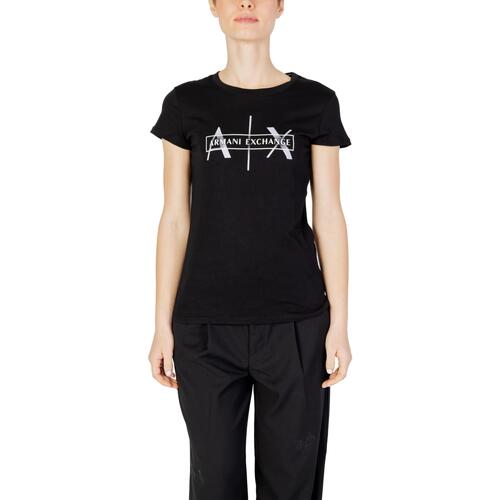 Vêtements Femme T-shirts manches courtes EAX 3DYT46 YJ3RZ Noir