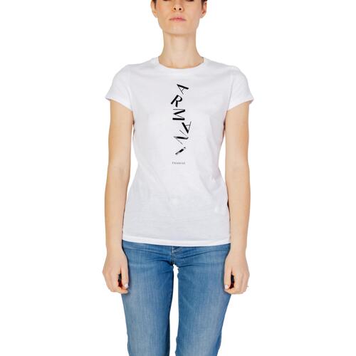 Vêtements Femme T-shirts manches courtes EAX 3DYT49 YJG3Z Blanc
