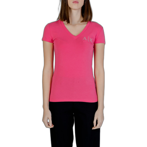 Vêtements Femme T-shirts manches courtes EAX 3DYT62 YJCTZ Rose