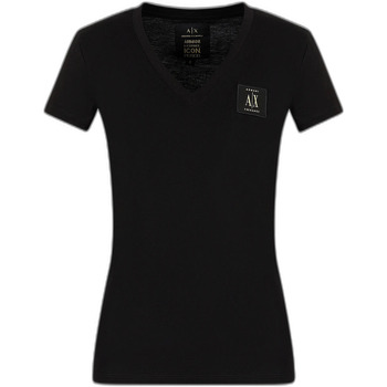 Vêtements Femme T-shirts manches courtes EAX 8NYTNX YJG3Z Noir