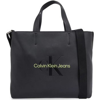 Sacs Femme Sacs Calvin Klein Jeans SCULPTED MINI SLIM TOTE26 MONO K60K611547 Noir