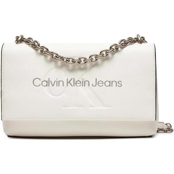 Sacs Femme Sacs Calvin Klein Jeans SCULPTED EW FLAP CONV25 MONO K60K611866 Blanc