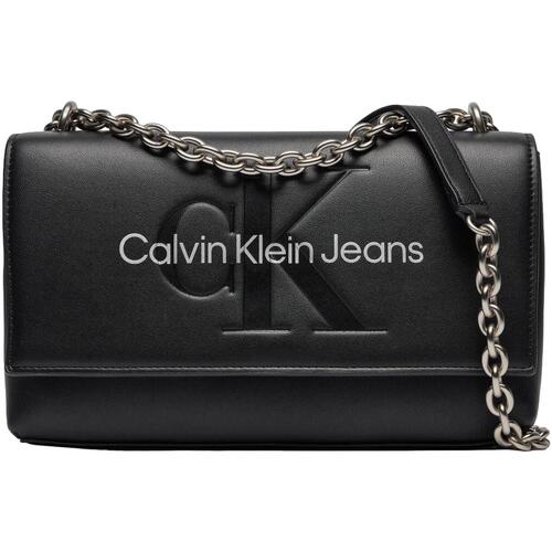 Sacs Femme Sacs Calvin Klein Jeans SCULPTED EW FLAP CONV25 MONO K60K611866 Noir