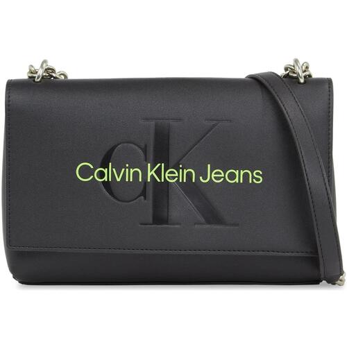 Sacs Femme Sacs Calvin Klein Jeans SCULPTED EW FLAP CONV25 MONO K60K611866 Vert
