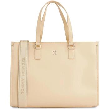 Sacs Femme Sacs Tommy flag Hilfiger MONOTYPE TOTE AW0AW15978 Beige