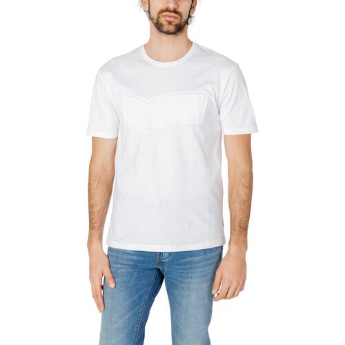 Vêtements Homme Jack Wills Sandleford T-shirt Bleu marine Gas LUC LOGO BRANDING A7144 0001 Blanc