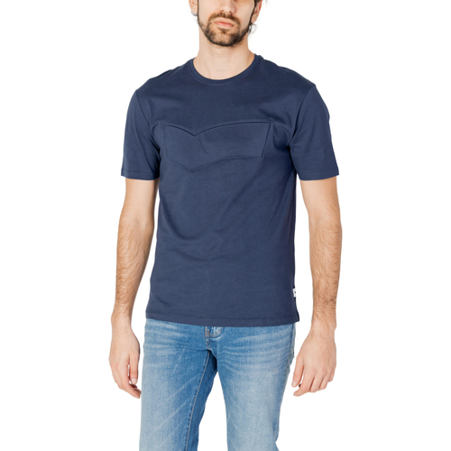 Vêtements Homme Jack Wills Sandleford T-shirt Bleu marine Gas LUC LOGO BRANDING A7144 0194 Bleu