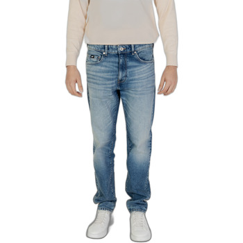 Vêtements Homme pattern Jeans droit Gas ALBERT PLUS A7295 09LU Bleu