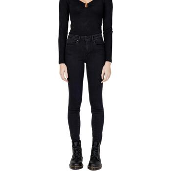Vêtements Femme pattern Jeans skinny Gas STAR UP A7238 10BO Noir