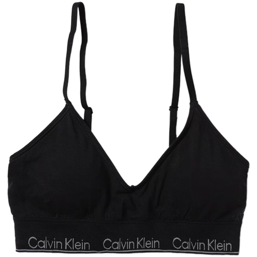 Sous-vêtements Femme Emboitants Calvin Klein JEANS Japan LGHT LINED TRIANGLE 000QF7093E Noir