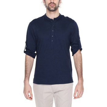 Vêtements Homme T-shirts tres longues Antony Morato MMKL00333-FA100139 Bleu