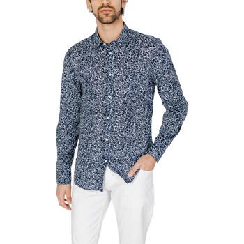 Vêtements Homme Chemises manches longues Antony Morato NAPOLI MMSL00628-FA430596 Bleu