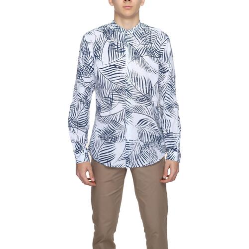 Vêtements Homme Chemises tres longues Antony Morato SEOUL MMSL00631-FA430600 Bleu