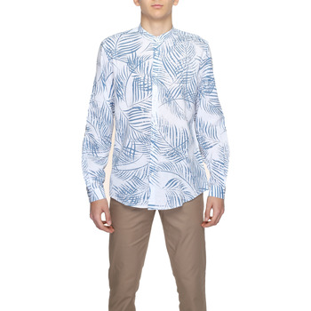 Vêtements Homme Chemises manches longues Antony Morato SEOUL MMSL00631-FA430600 Bleu