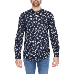 Vêtements Homme Chemises manches longues Antony Morato SEOUL MMSL00631-FA430609 Bleu