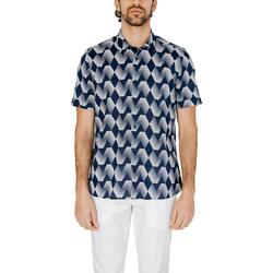 Vêtements Homme Chemises manches courtes Antony Morato BARCELONA MMSS00177-FA430603 Bleu