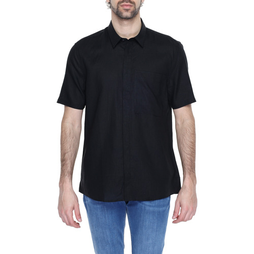Vêtements Homme Chemises tres courtes Antony Morato ADALIA MMSS00184-FA400094 Noir