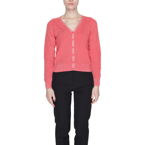 Vêtements Femme Vestes en jean Vero Moda Vmnewlex Shine Ls Short V-Neck Card. Rep 10283254 Rouge