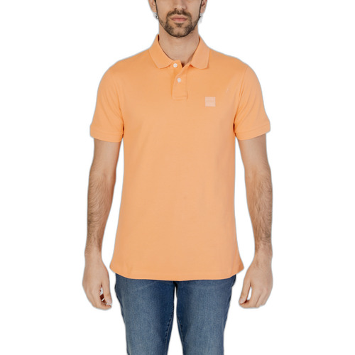Vêtements Homme Polos manches courtes BOSS Jeans 3/4 & 7/8 Orange