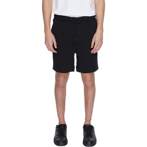 Vêtements Homme Shorts / Bermudas BOSS Jupe en jeans avec poches devant et derriere et plis derriere Noir