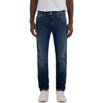 Vêtements Homme Jeans droit Replay ANBASS M914Y .000.661 OR1 Bleu