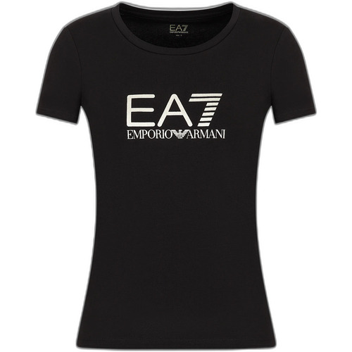 Vêtements Femme T-shirts manches courtes Emporio Armani EA7 8NTT66 TJFKZ Noir