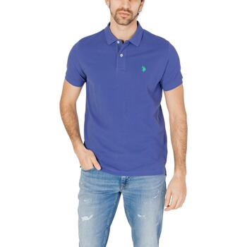 Vêtements Homme short-sleeve Polos manches courtes U.S short-sleeve Polo Assn. KING 67355 41029 Violet