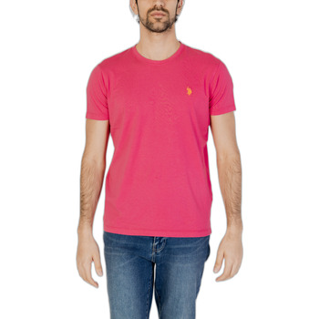 Vêtements Homme Polos manches longues U.S Polo Smith Assn. FABY 67556 53398 Rose