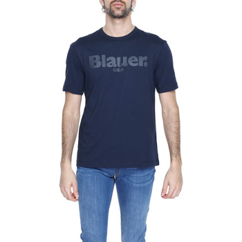 Vêtements Homme T-shirts manches courtes Blauer 24SBLUH02142 Bleu
