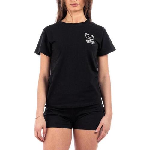 Vêtements Femme T-shirts manches courtes Moschino V6A0703 4406 Noir