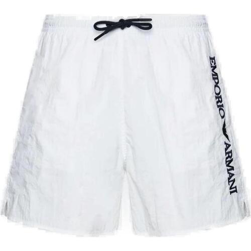 Vêtements Homme Maillots / Shorts de bain Emporio Armani Tweed 211740 4R422 Blanc