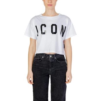 Vêtements Femme T-shirts manches courtes Icon ID8022TC Blanc
