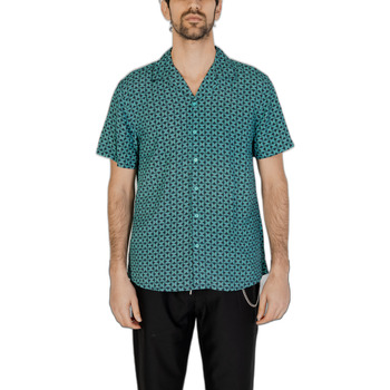 Vêtements Homme Chemises manches courtes Gianni Lupo GL088DA Vert