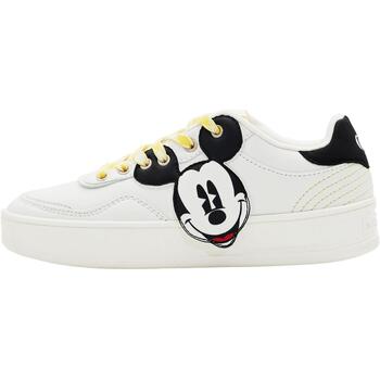 Chaussures Femme Baskets mode Desigual ANCY MICKEY 24SSKP16 Blanc