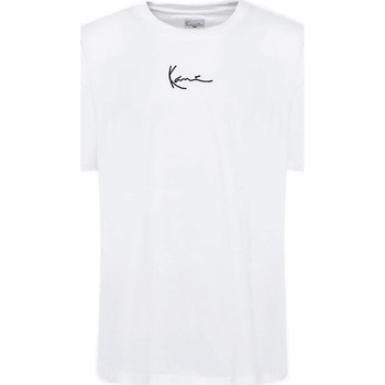 Vêtements Homme Polos manches longues Karl Kani SMALL SIGNATURE TEE 6060585 Blanc