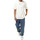 Vêtements Homme Polos manches longues Karl Kani SMALL SIGNATURE WASHED HEAVY JERSEY SKULL TEE 6069085 Blanc