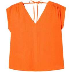 Vêtements Femme Tops / Blouses Promod Top pailleté Orange