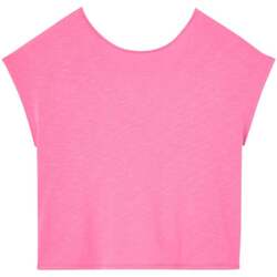 Vêtements Femme Tops / Blouses Promod T-shirt en coton décolleté dos Rose