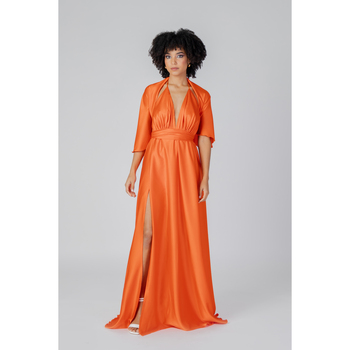 Accessoires textile Femme Echarpes / Etoles / Foulards Sol Wears Women TINTA UNITA BEA Orange