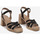 Chaussures Femme Sandales et Nu-pieds Vera Collection Sandale plateforme à talon bloc, Noir Noir