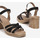 Chaussures Femme Sandales et Nu-pieds Vera Collection Sandale plateforme à talon bloc, Noir Noir