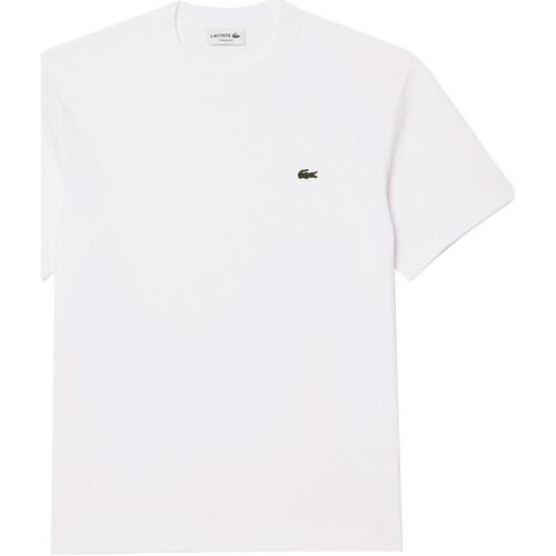 Vêtements Homme T-shirts manches courtes Lacoste Tee-shirt Blanc