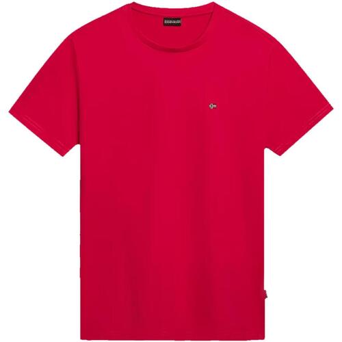 Vêtements Homme T-shirts manches courtes Napapijri Salis ss sum red barberry Rose