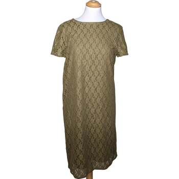 robe esprit  robe mi-longue  42 - t4 - l/xl vert 