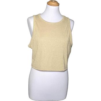 Vêtements Femme Débardeurs / T-shirts sans manche H&M débardeur  42 - T4 - L/XL Jaune Jaune