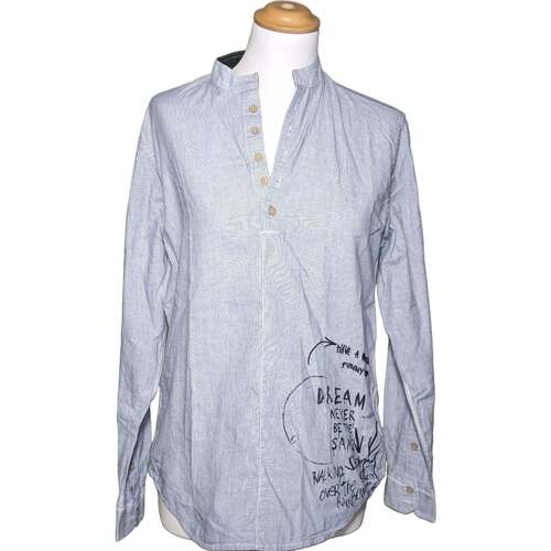 Vêtements Femme Tops / Blouses Desigual blouse  36 - T1 - S Bleu Bleu