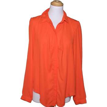 Vêtements Femme Chemises / Chemisiers Naf Naf chemise  44 - T5 - Xl/XXL Orange Orange